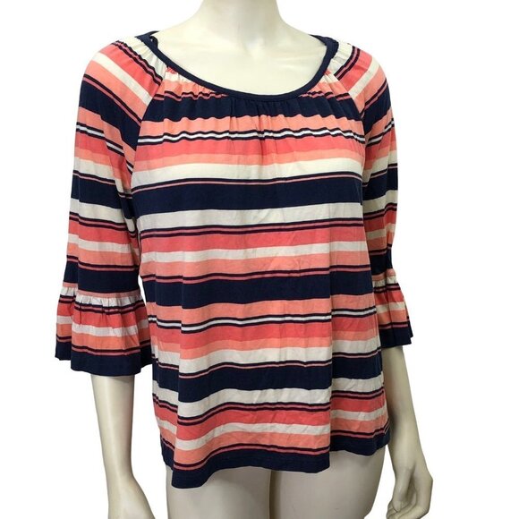 MICHAEL KORS RUFFLE ELBOW SLEEVE TOP‎ MD - Picture 3 of 5